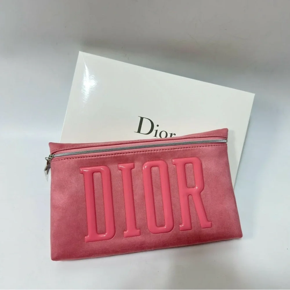 Dior Beaute Pink Cosmetic Bag - Picture 1 of 5